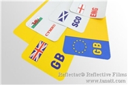 Car License Number Plate Reflective Sheeting